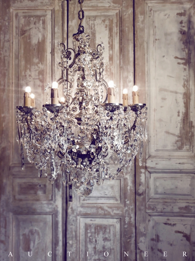 1930年代<br>法國小天使水晶吊燈 1