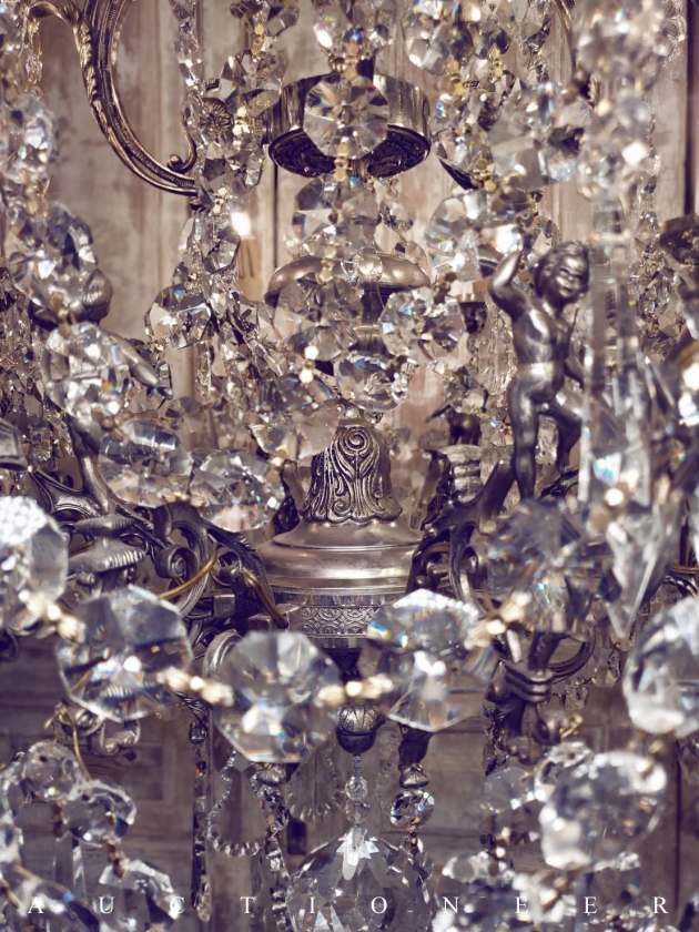 1930年代<br>法國小天使水晶吊燈 4