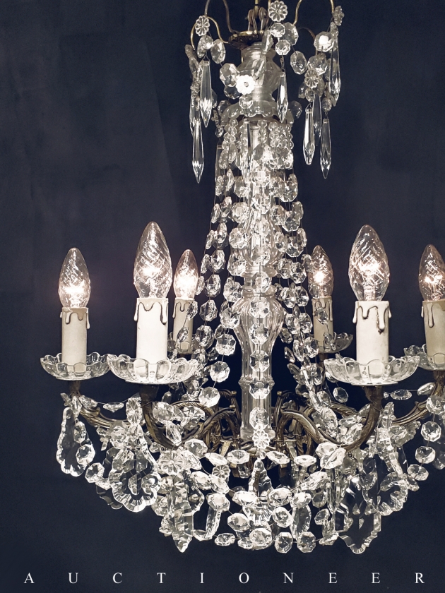 1950年代<br>法國水晶吊燈 2