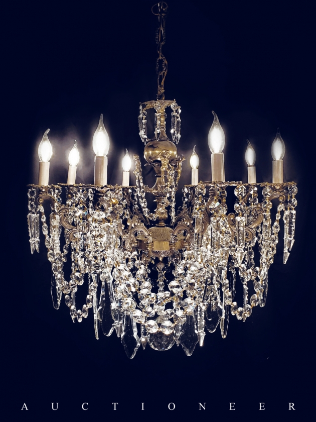 1930年代<br>法國天使水晶吊燈 1