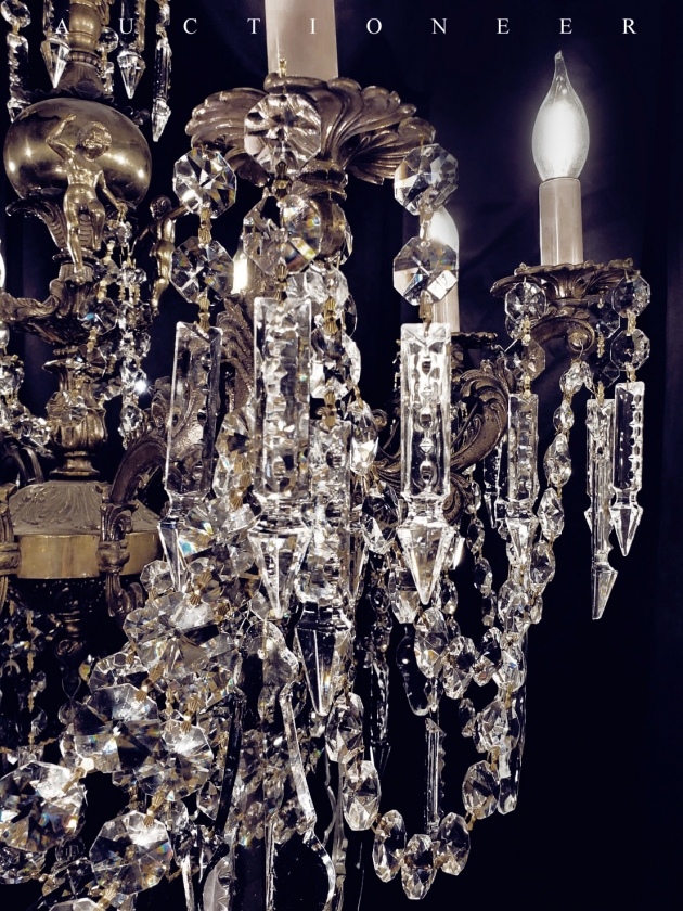 1930年代<br>法國天使水晶吊燈 5