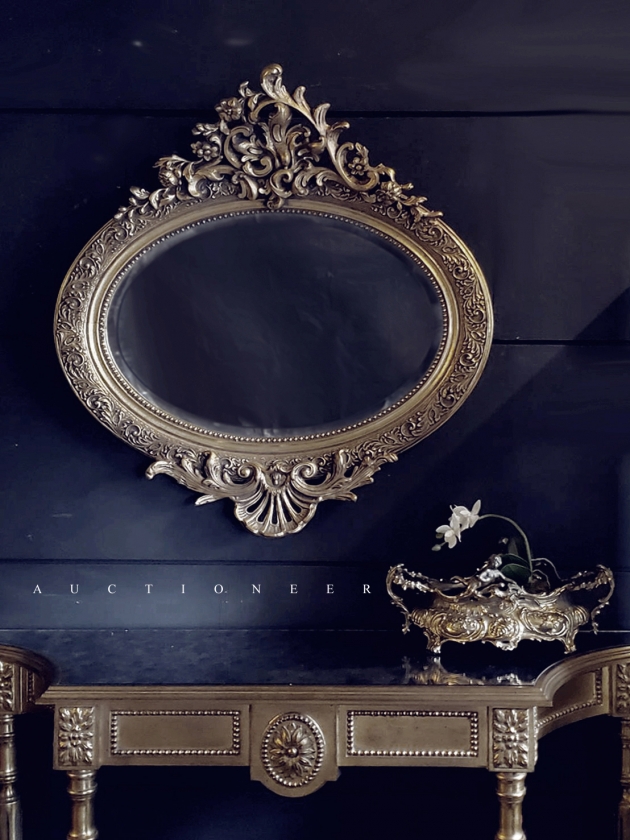 1930年代法國巴洛克實木掛鏡- Product | 拍賣師古董市集AUCTIONEER 